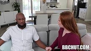 Petite teen rides ex's massive black cock in POV