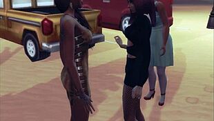 sims 4 samya's stories with cute friend licking