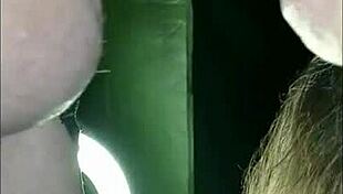 i see this crossdresser with a small woman in the garden