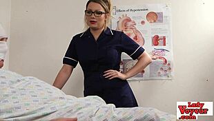 British Naughty Nurse Demands Patient Jerk Off in Humiliation
