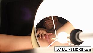 Taylor Vixen Teases with Solo Play in Hotel Room