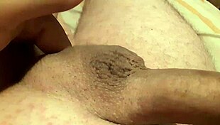shaved hairless cock gets intense play and stroking