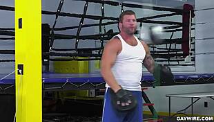 Connor Maguire Gives Colby Jansen A Rough Workout Before Fucking His Ass Hard