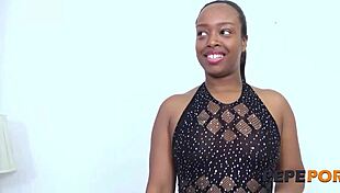 Our Black Beauty Takes Double Penetration in Paris, Wanna Join? 😜