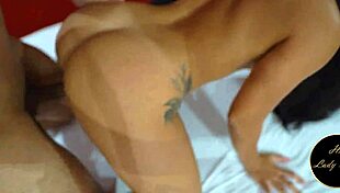 Hot Latina Receives Doggystyle Cumshot From Amateur Partner