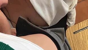 Hey, let me tell you about this wild classroom encounter where a nerdy student fucks his sexy milf teacher vero in public, sharing that hot mexican anecdote