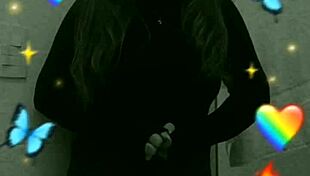 Shy Cute Student Masturbates Secretly in Bathroom Moaning