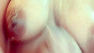 Colombian stepdaughter's big ass masturbation in bathroom