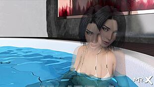 Actinglessons - Brunette Hot Shower E1 27 With Hentai Cartoon Bathing Game Instruction Milf Porn In 3d Anime