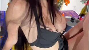 karol smith as sexy catrina has sex with her ex-husband at a party