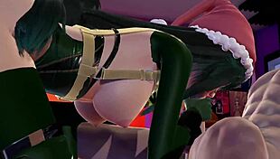 Tsuyu asuis new years eve cosplay l 3d hentai uncensored boku no hero academia