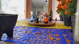 karol smith as sexy catrina has sex with her ex-husband at a party