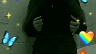 Shy Cute Student Masturbates Secretly in Bathroom Moaning