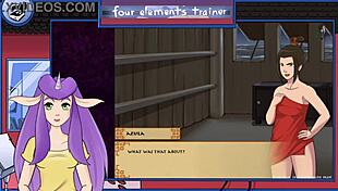 training the four elements in avatar game part 32