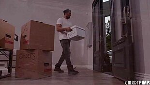 Moving day turns to ass packing hardcore anal with horny brunette katrina colt.