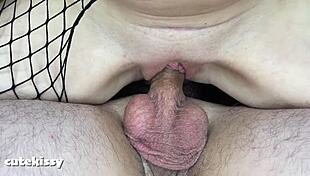 hot reverse cowgirl turns to simple, 'give me that creampie!'