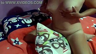 Beautiful amateur babe heats up wildly while dancing and touching herself intensely