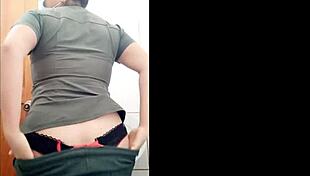 Brunette dances for boss, nurse follows