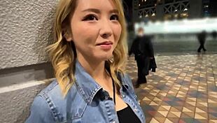 Kanna, tattooed gal, climaxes in hardcore 3P