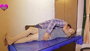 Boyfriend cheating at work with girlfriend