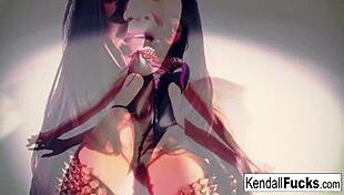 Kendall Karson teases with sexy fetish