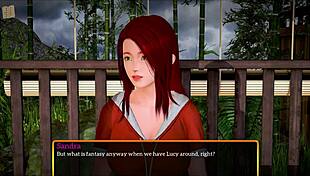 Intense hentai anime with big tits and redhead ass