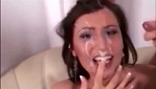 Dirty facial cumshot compilation 2 features chubby amateurs