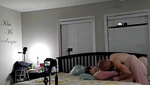 BBW Wife With Huge Natural Tits Fucked Hard And Cum On Belly.