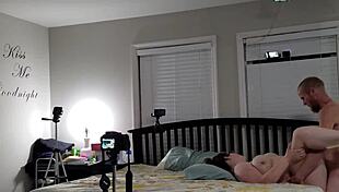 BBW Wife With Huge Natural Tits Fucked Hard And Cum On Belly.