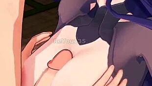 Raiden Ei Gets Passionately Fucked in 3D Hentai