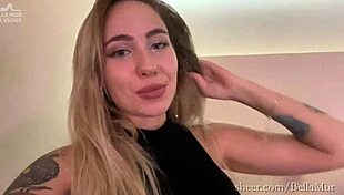 Bella mur's first double penetration behind scenes