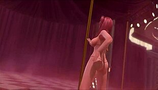 Aku Menari di Game Kartun Hentai Ini