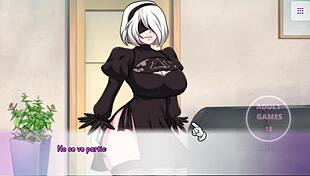 สำรวจเกมเดทอนิเมะ Waifuhub 2B สุดเงี่ยน