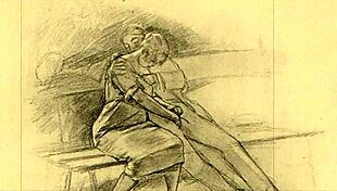 Wow, vintage erotic illustration in hentai cartoon anime!