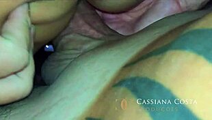 Naked in pool, sucking friend's big dick before assfucking! 😈