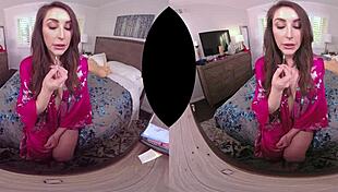 christiana cinn reaches quick orgasm with vibrator