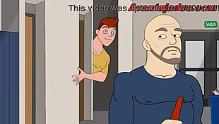 Casual story of gay students engaging in dirty sex at college