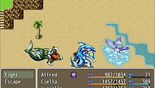 while i work, my friends tease the pervert grabbing their big tits and asses in this ntr sisters hentai