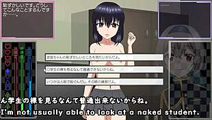 i toyed that crossdressing girl with big tits in the anime hentai game.