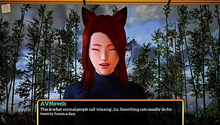 Intense hentai anime with big tits and redhead ass