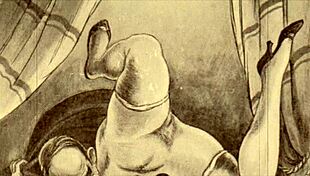 vintage erotic drawings of hentai cartoon interracial scenes