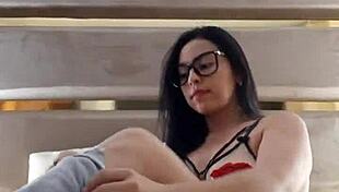 check out this sexy latina's big ass in a tiny thong.