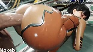 Super Cursed Hentai Pounding in Wild 3D Action