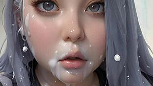 AI Hentai Face Painting with 100 Wild Facials