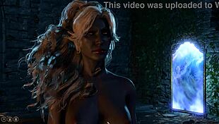 Baldur's Gate 3 Minthara Sex Scene with Futa Character