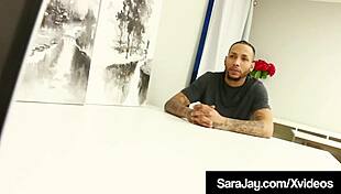 Sara Jay Fucks Her Employees in the Office!