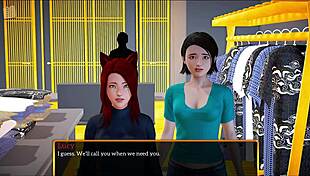 My New Family 315 Plays Game with Redhead in Scene