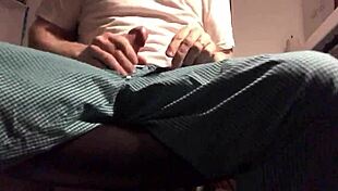 Stroking that gay cock feels amazing!