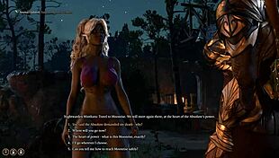 Baldur's Gate 3 Minthara Sex Scene with Futa Character