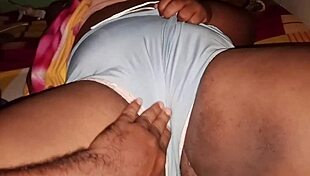 my stepfather caresses my FAT PUSSY in the house